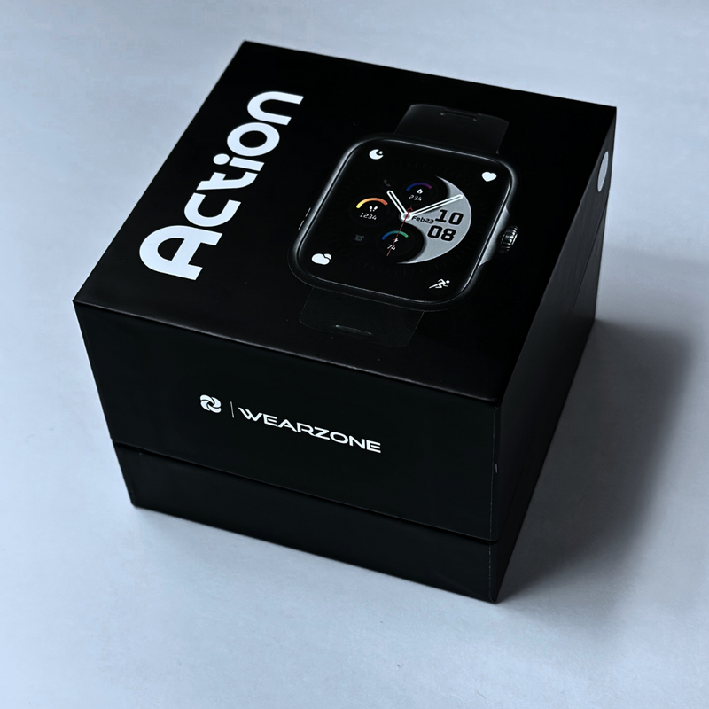 Smartwatch Action A Prova D'água Amoled Gps Integrado Strava Caixa Preto Pulseira Preto