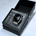 Smartwatch Action A Prova D'água Amoled Gps Integrado Strava Caixa Preto Pulseira Preto
