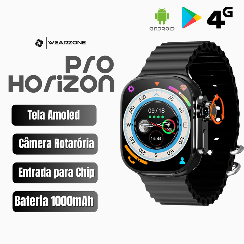 relógio inteligente Wearzone  Horizon PRO 64Gb+4Gb