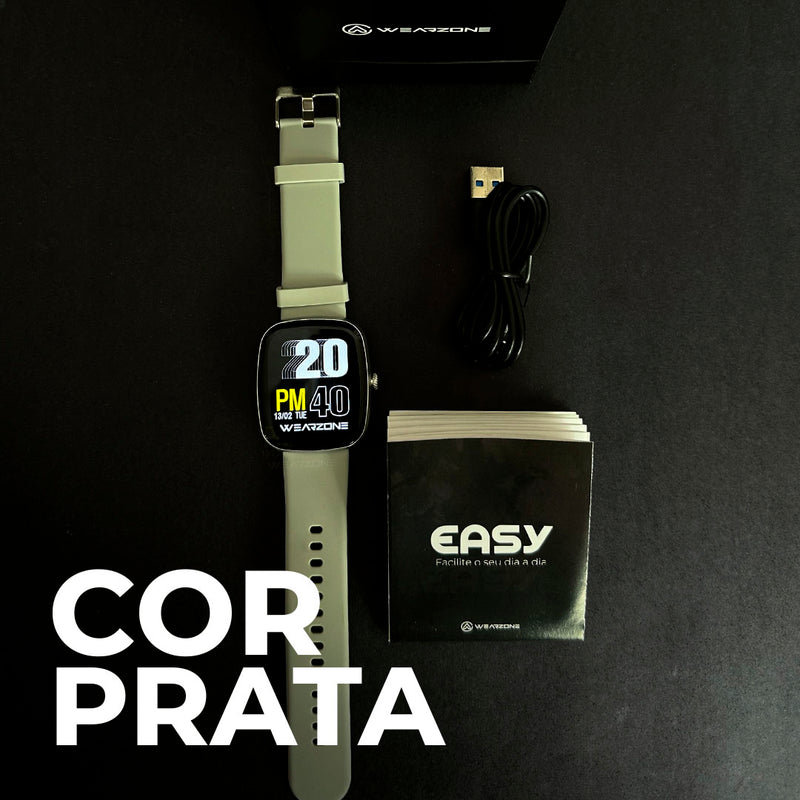 Relogio Smartwatch Easy A Prova D'água Bateria Longa Duração