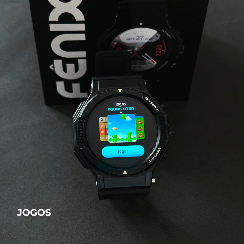 Smartwatch Fenix GPS À Prova D'Água 100 Modos Esportivos