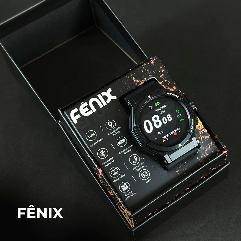Smartwatch Fenix GPS À Prova D'Água 100 Modos Esportivos