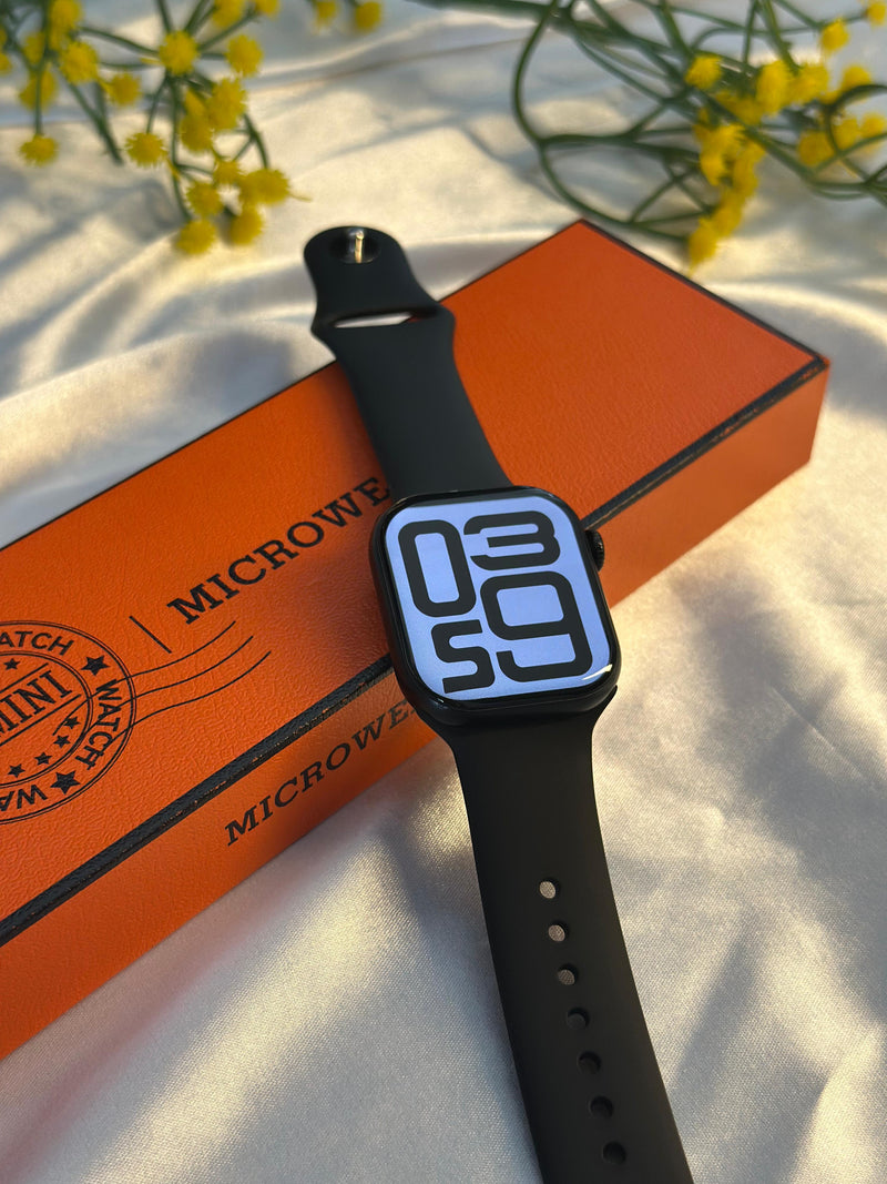 Relogio Smartwatch W10 Mini 42mm Serie 10 Amoled Microwear Sucesso