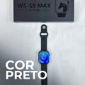 Relógio Inteligente WS-S9 MAX – Tela Full Touch, Notificações e Modos Esportivos