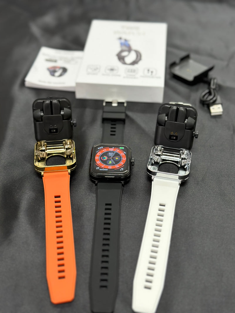 Smartwatch N22 com Fones de Ouvido Embutidos