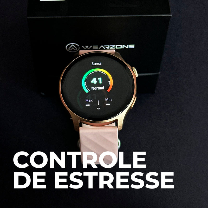 Smartwatch Life Prova D'água Amoled Redondo Longa Duração
