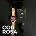 Smartwatch Life Prova D'água Amoled Redondo Longa Duração