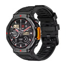 Microwear MA31 preto, estilo esportivo, com moldura reforçada e pulseira ajustável