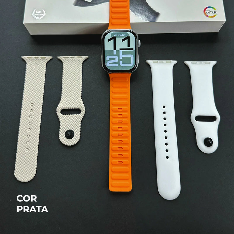Smartwatch N10 - Kit 3 Pulseiras