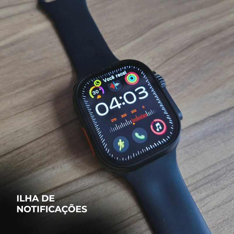 Smartwatch N10 Ultra - Kit 4 Pulseiras