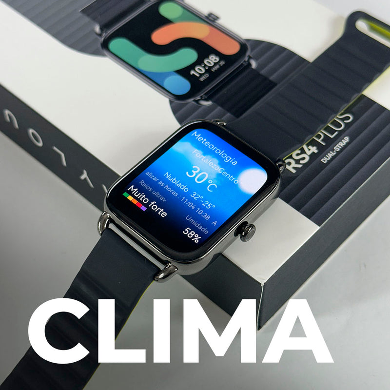 Haylou Smartwatch RS4 Plus – Tela AMOLED 1.78”, Bateria até 10 dias, Modos Esportivos e Saúde