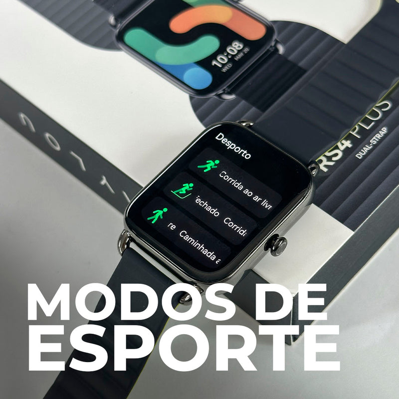 Haylou Smartwatch RS4 Plus – Tela AMOLED 1.78”, Bateria até 10 dias, Modos Esportivos e Saúde