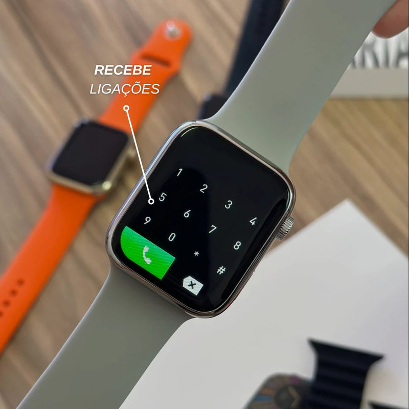 Smartwatch H9 - Kit 3 Pulseiras + Capa