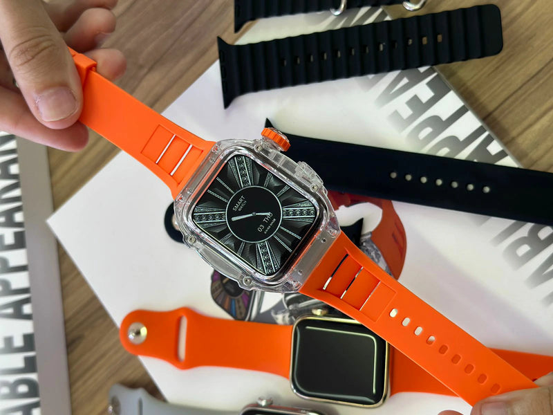 Smartwatch H9 - Kit 3 Pulseiras + Capa