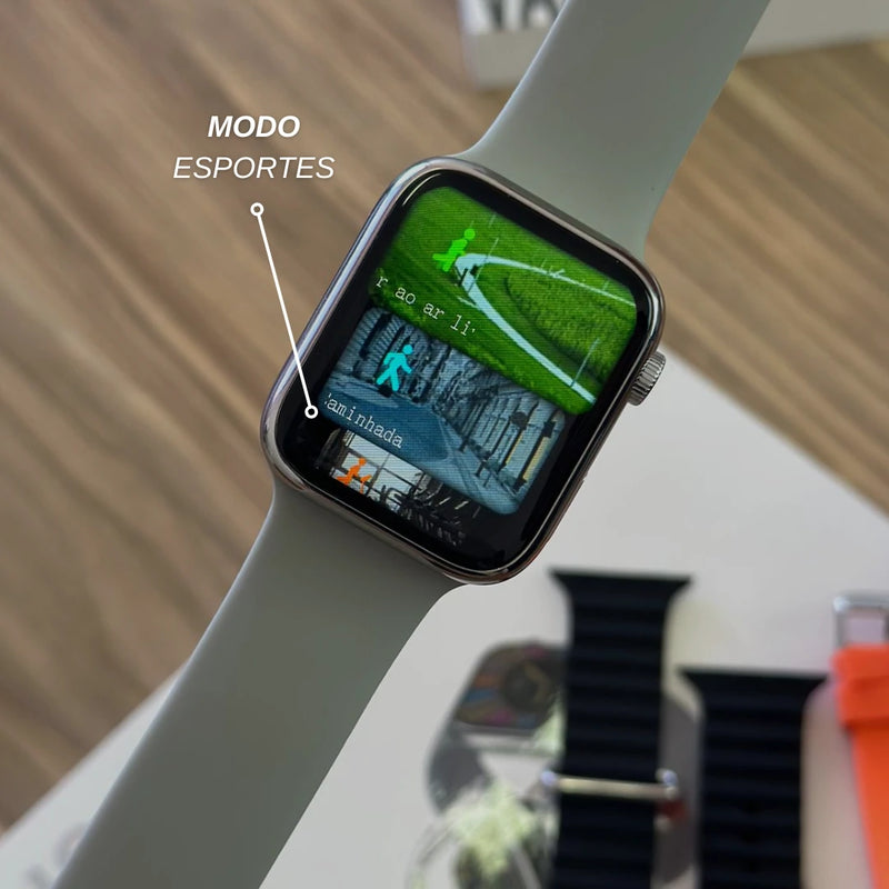 Smartwatch H9 - Kit 3 Pulseiras + Capa
