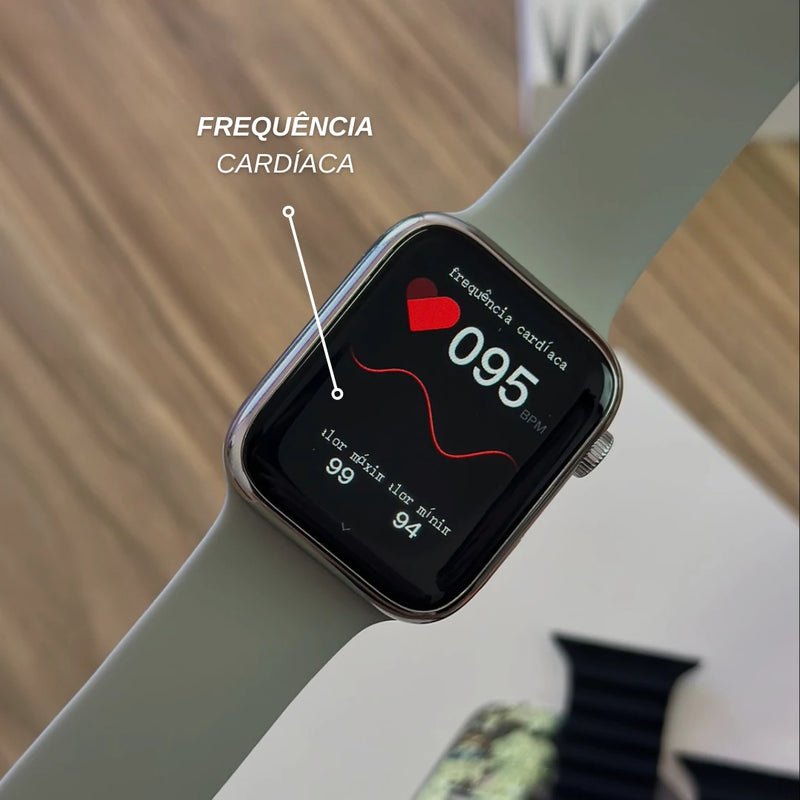 Smartwatch H9 - Kit 3 Pulseiras + Capa