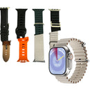 Smartwatch Microwear Ultra AI 3 – Kit com 4 Pulseiras