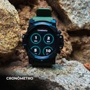 Smartwatch Wearzone THUNDER Militar GPS À Prova D'Água 100 Modos Esportivos