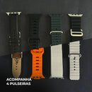 Smartwatch Microwear Ultra AI 3 – Kit com 4 Pulseiras