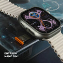 Smartwatch Microwear Ultra AI 3 – Kit com 4 Pulseiras