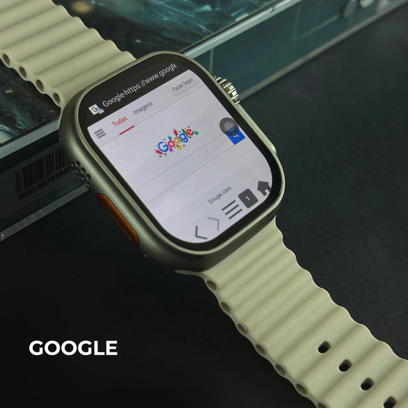 Smartwatch Microwear Ultra AI 3 – Kit com 4 Pulseiras