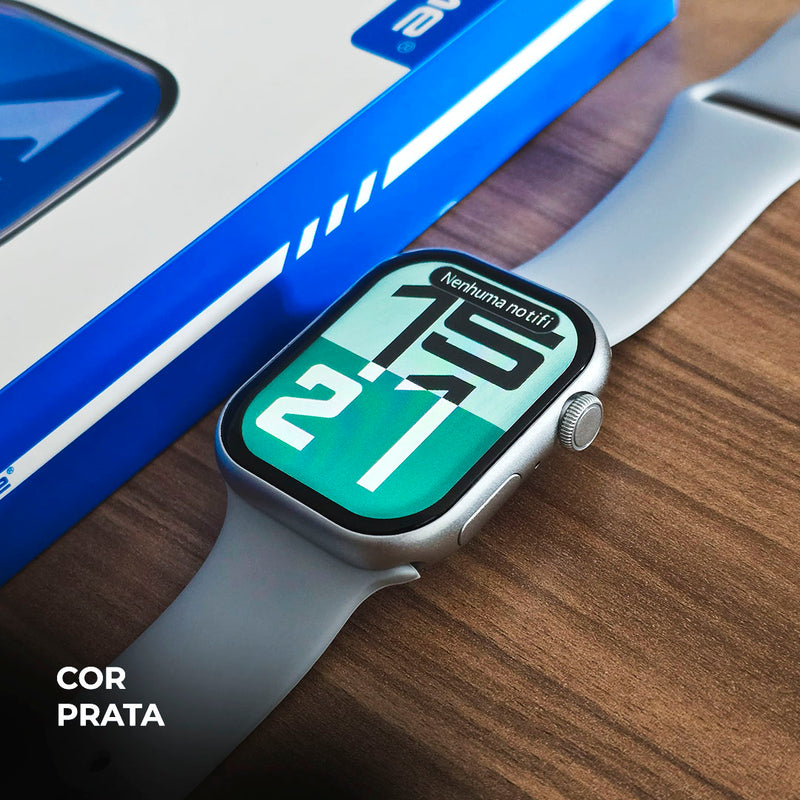 Relógio Smartwatch WS-X10 – Kit com Pulseiras Extras e Design Moderno