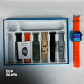 Smartwatch WS10-2 Ultra – Kit com 7 Pulseiras, Tela Full Touch