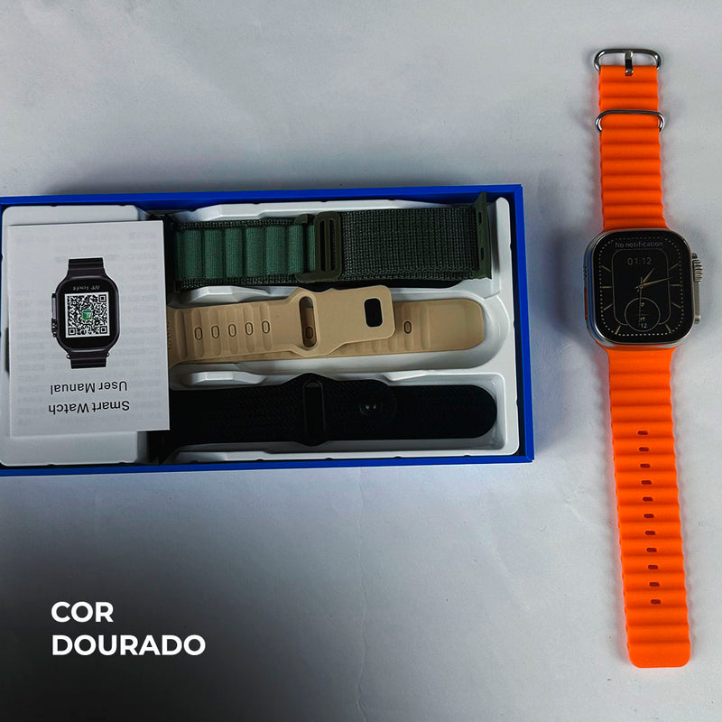 relógio inteligente  Kit Com Pulseiras - WS10-5 ULTRA (5 Pulseiras)