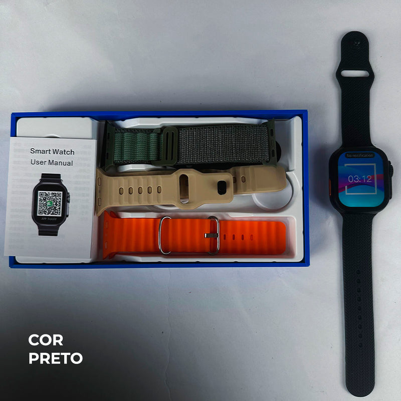 relógio inteligente  Kit Com Pulseiras - WS10-5 ULTRA (5 Pulseiras)