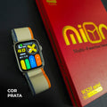Relógio Smartwatch Inteligente WS25 Mini – Kit com 4 Pulseiras
