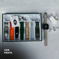 smartwatch Kit Com Pulseiras - WS-80 ULTRA 2 com fone de ouvido Bluetooth