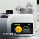 Fone de Ouvido Bluetooth WT-5 com Smart Case e Display Digital