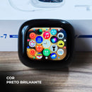 Fone de Ouvido Bluetooth Wisme WT-7 com Tela Touch Watch Case Preto