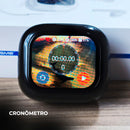 Fone de Ouvido Bluetooth Wisme WT-7 com Tela Touch Watch Case Preto