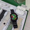 Smartwatch WS-80 Ultra 2 – Kit com Pulseiras e Fone de Ouvido Bluetooth Incluso