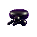 Fones de ouvido sem fio TWS WZ06 pretos em destaque com estojo ao fundo