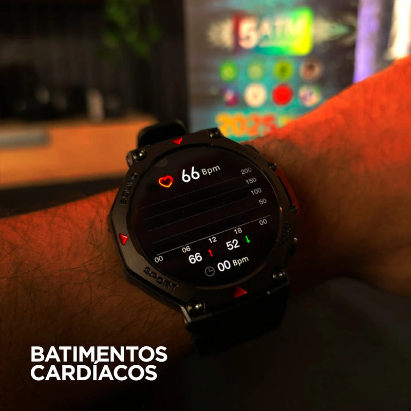 Smartwatch Microwear MA31 Serie 10 – Tela 1,45", GPS e IA