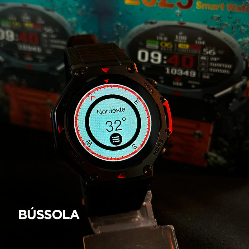 Smartwatch Microwear MA31 Serie 10 – Tela 1,45", GPS e IA