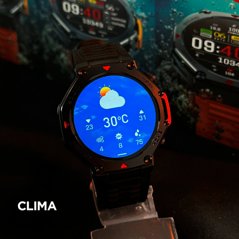 Smartwatch Microwear MA31 Serie 10 – Tela 1,45", GPS e IA