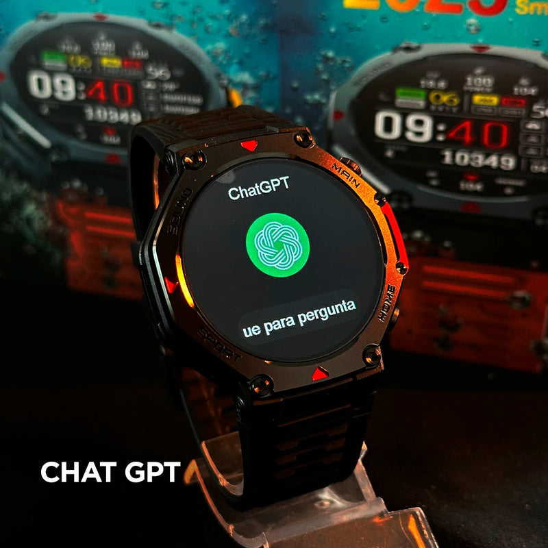 Smartwatch Microwear MA31 Serie 10 – Tela 1,45", GPS e IA