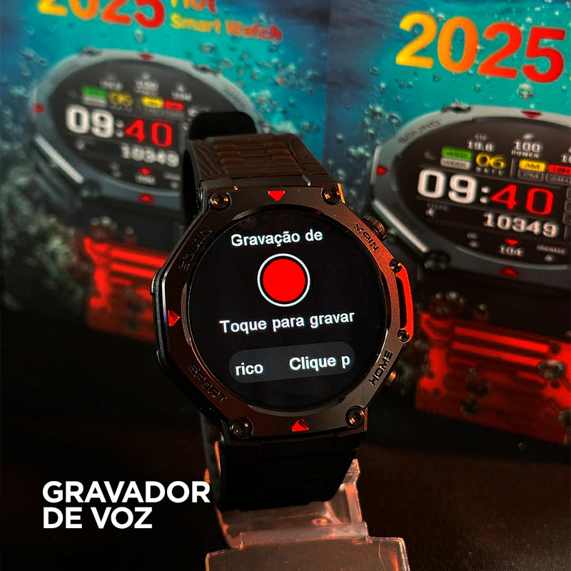 Smartwatch Microwear MA31 Serie 10 – Tela 1,45", GPS e IA