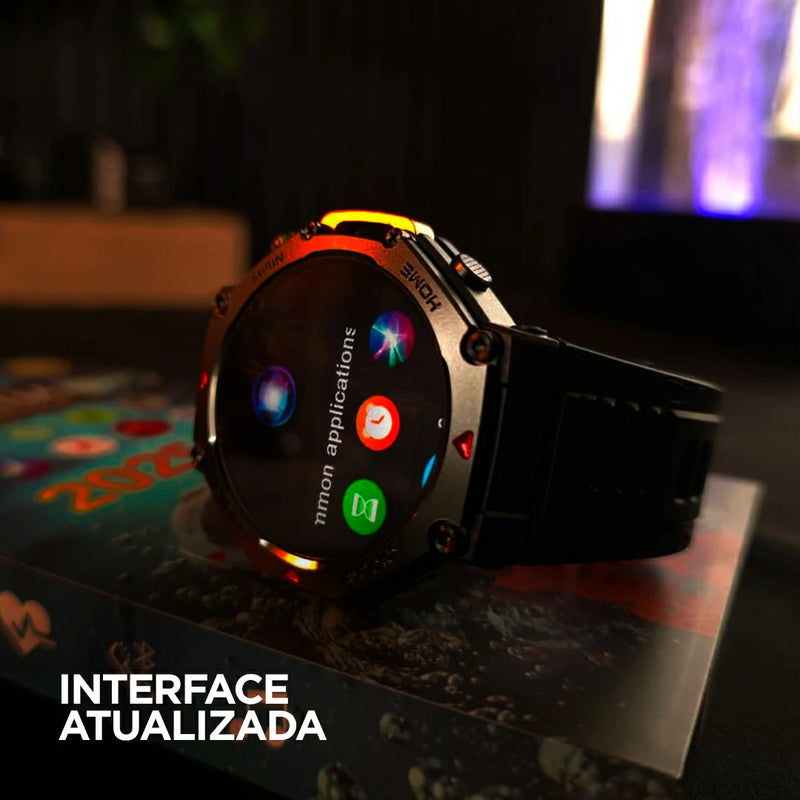 Smartwatch Microwear MA31 Serie 10 – Tela 1,45", GPS e IA