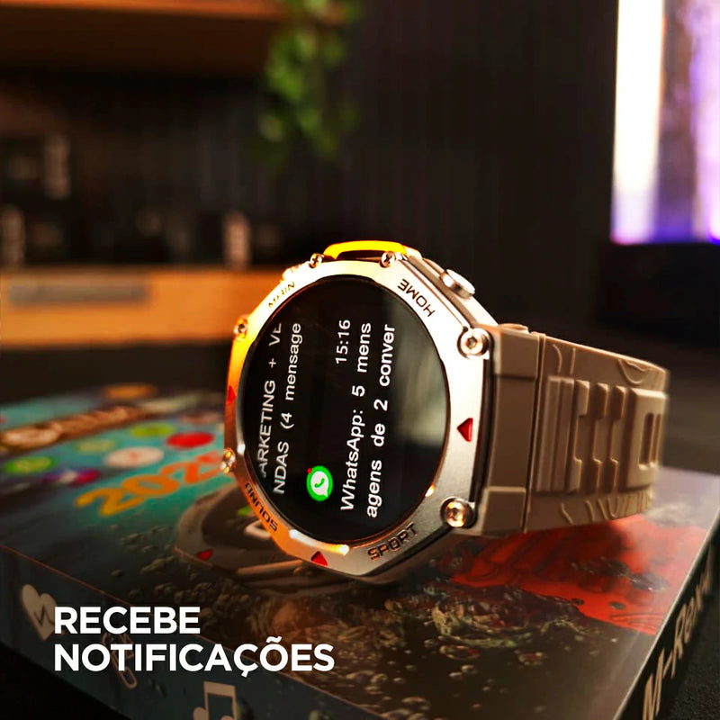 Smartwatch Microwear MA31 Serie 10 – Tela 1,45", GPS e IA