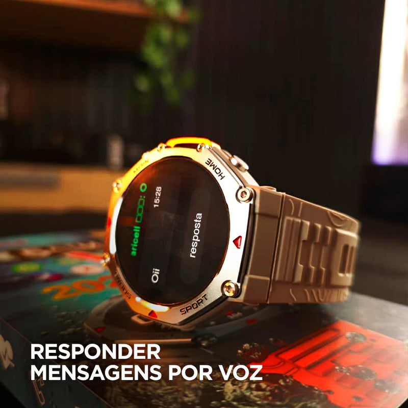 Smartwatch Microwear MA31 Serie 10 – Tela 1,45", GPS e IA