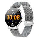 Relógio inteligente Wearzone Royals Classic dourado com tela AMOLED, design luxo feminino e acabamento premium