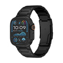 Relógio inteligente WS-79 Ultra 2 preto com pulseira metálica, tela grande multifuncional e kit de pulseiras adicionais