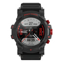 Smartwatch THUNDER militar parte traseira com sensores de frequência cardíaca e GPS de padrão militar integrado