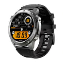 Smartwatch Wearzone BRAVE preto com tela digital, à prova d'água até 50 metros e pulseira esportiva