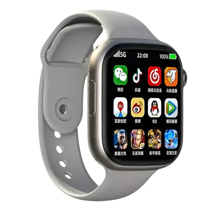 Smartwatch Wearzone Horizon Lite cinza com 32GB armazenamento, 3GB RAM e resistência à água